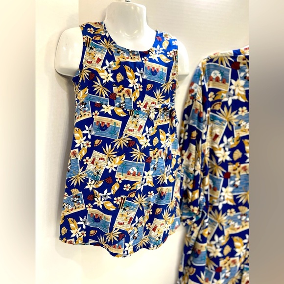 Disney Blue and Gold Geometric Print Ensemble - Picture 6 of 16